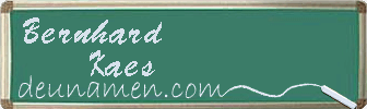 Bernhard Kaes Visitenkarte